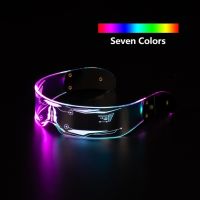 Светещи PARTY LED очила, режим в 7 цвята. Издръжливост на батерия: около 60 минути. Цвета на светлин, снимка 9 - Други - 45696497