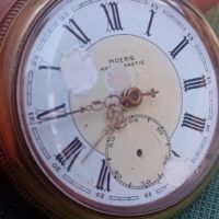 Стар джобен швейцарски часовник Moeris, снимка 4 - Антикварни и старинни предмети - 45141113