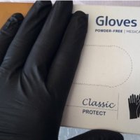 ЧЕРНИ нитрилни ръкавици, размер ХЛ , 180 броя кутия, снимка 3 - Друго оборудване - 45155810