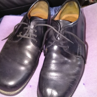 Classic мъжки обувки маркови естествена кожа отлични реален размер №43 стелка 275мм широки отпред, снимка 2 - Ежедневни обувки - 44977940