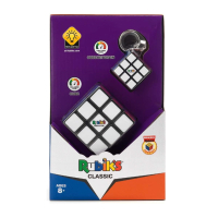 Комплект оригинален Рубик куб 3x3x3 & Ключодържател - С цветни пластини, снимка 8 - Игри и пъзели - 44996874