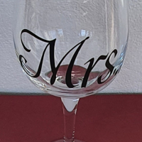 Стъклени чаши за вино с надпис , снимка 5 - Чаши - 44950684