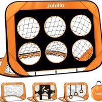 Футболна врата Jubilin, 4 режима, сгъваема и преносима мрежа с чанта за носене, снимка 1 - Футбол - 45482133