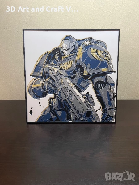 Релефна картина Space Marine – Warhammer 40K, снимка 1