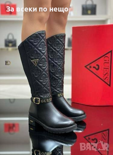 Guess Дамски Черни Зимни Ботуши Гес Код SK250, снимка 1