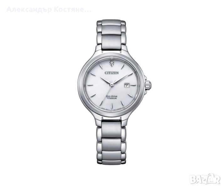 Дамски часовник Citizen EW2681-81A Eco-Drive Titanium, снимка 1