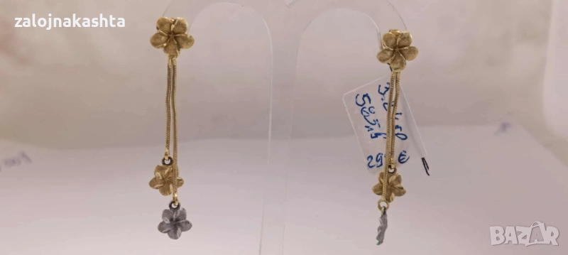 Златни обеци-3,24гр/14кр, снимка 1