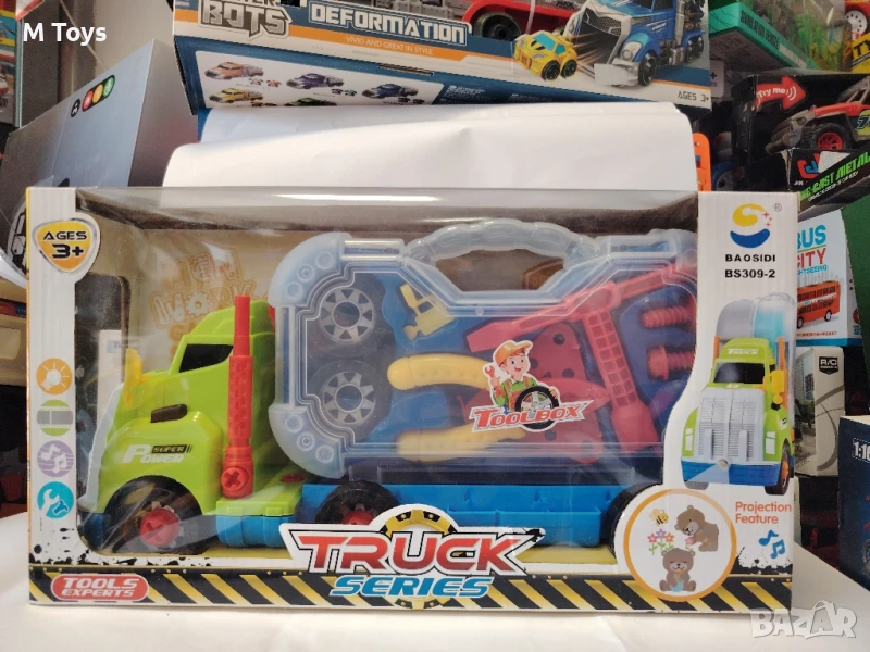Образователен комплект с камион и инструменти – Truck Maintenance Series, снимка 1