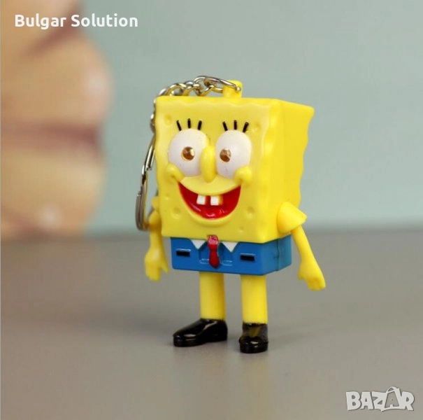🧽 Ключодържател SpongeBob - Светещ и Пеещ ! ⚠️, снимка 1