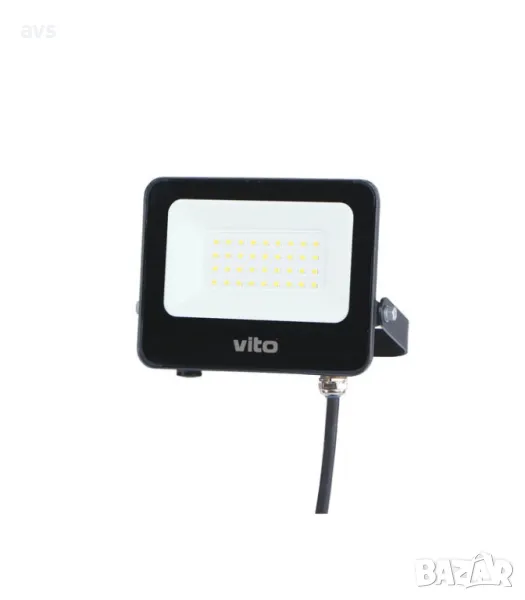 LED прожектор 20W 6000K VITO черен, снимка 1