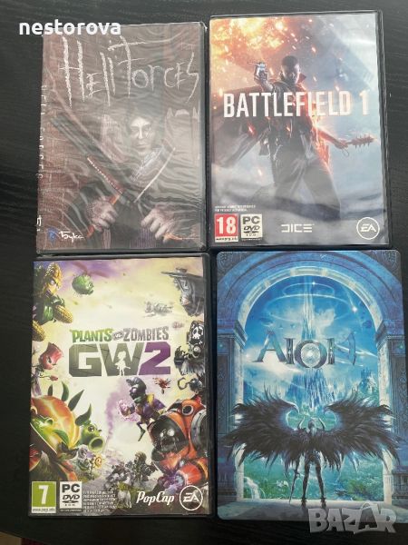 Игри за компютър Hell forces / battlefield 1 / Aion / Plants vs Zombies, снимка 1