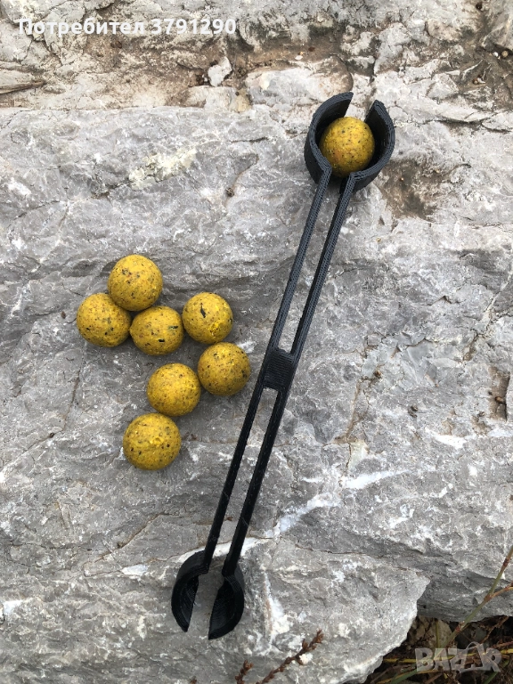 Рибарска пинсета за бойли/инструмент за протеинови топчета/захранка, снимка 1