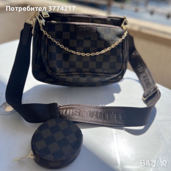 Спорно елегантна малка чанта на Louis Vuitton, снимка 1