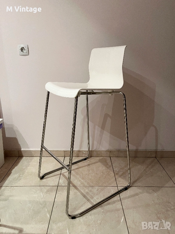 Рядък бар стол Ikea Glenn Chair - височина 74-76 см, снимка 1