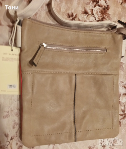 JUST GLAMOUR Нова Кожена Дамска Чанта , снимка 1