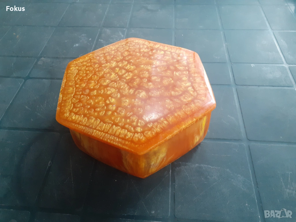 Стара българска кутия - каталин, снимка 1