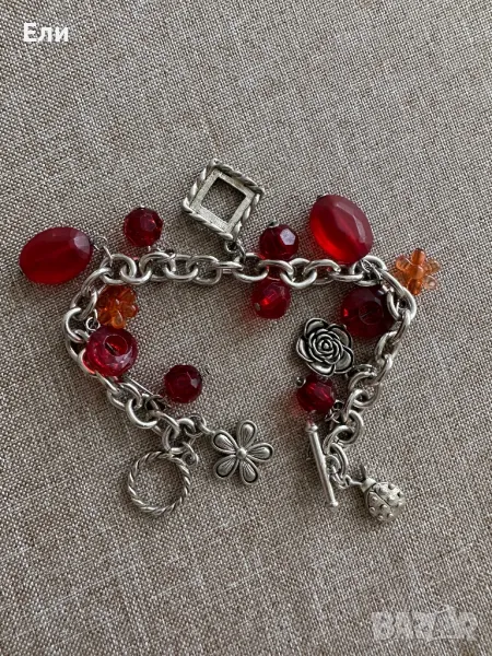 Сребърна гривна🦋, снимка 1