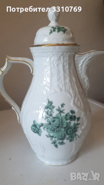 Луксозен порцеланов чайник от " Розентал"., снимка 1
