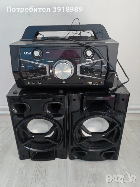 Продавам музикална уредба AKAI с тонколони , снимка 1