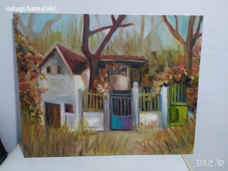 Картина масло/живопис/пейзаж, снимка 1