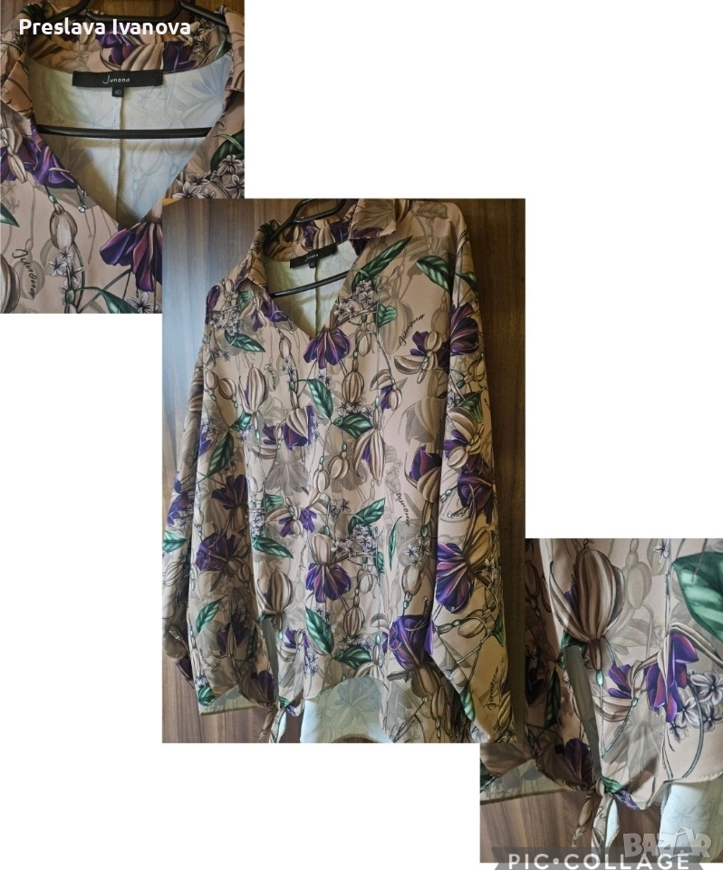 Дамска риза с връзка Junona, снимка 1