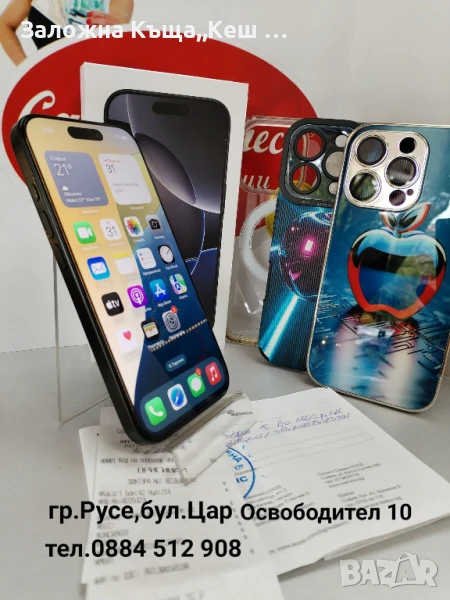 IPhone 16 Pro 256 GB.Гаранция към Технополис до 25.01.2027 г, снимка 1
