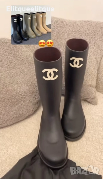 дамски ботуши chanel, снимка 1