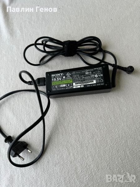 Оригинално зарядно захранване за лаптоп Sony vaio 19.5V 4.7A , зарядно Sony, снимка 1