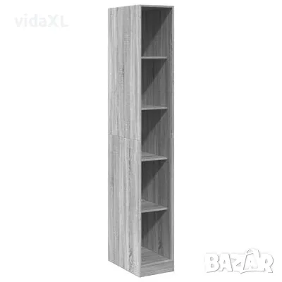 vidaXL Гардероб, сив сонома（SKU:3307707, снимка 1