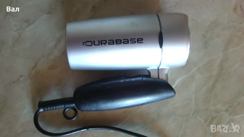 Сешоар DURABASE 1200 вата със сгъваема дръжка, снимка 1