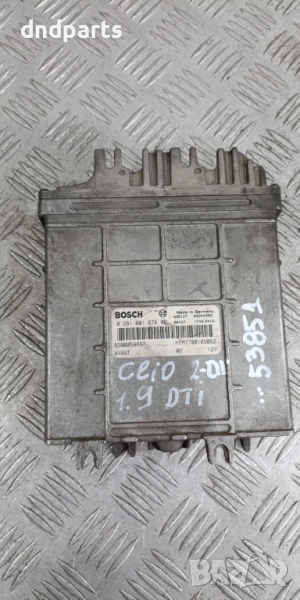 Компютър Renault Clio 1.9DTI 2001г. 0281001878 8200059887	, снимка 1