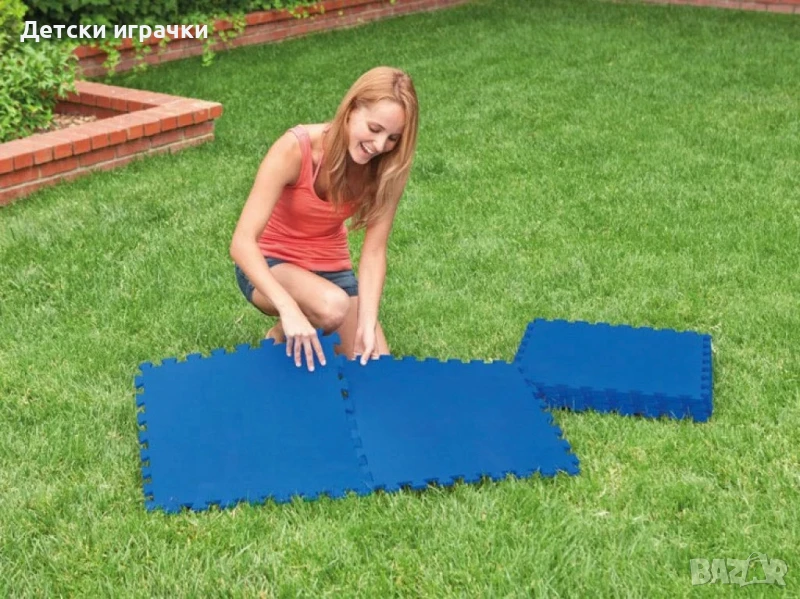 Сглобяема подложка за басейн INTEX, 1.9 м², 8 бр. 50 х 50 х 1 см, снимка 1