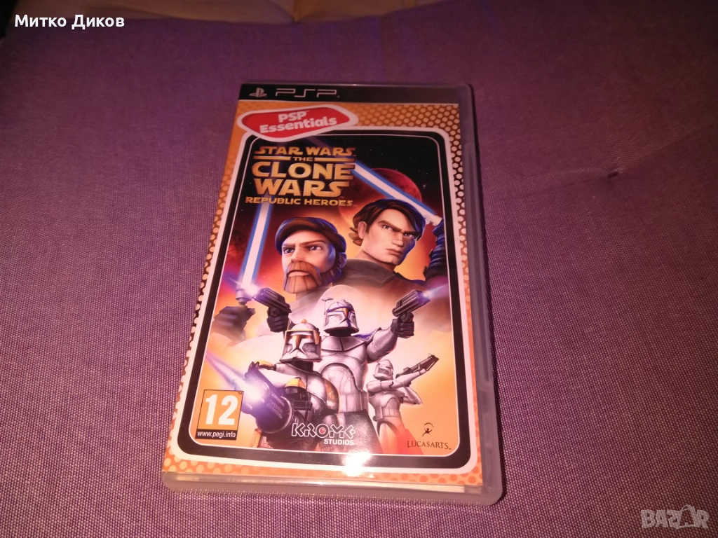 видеоиграта Star Wars: The Clone Wars – Republic Heroes за конзола PSP. , снимка 1