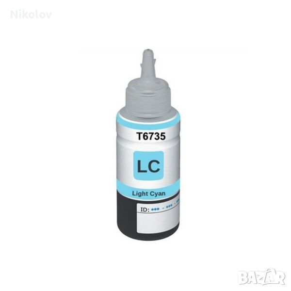 Light Cyan за L800, L805, L810, L850, L1800, bottle 70 ml - T6735, снимка 1