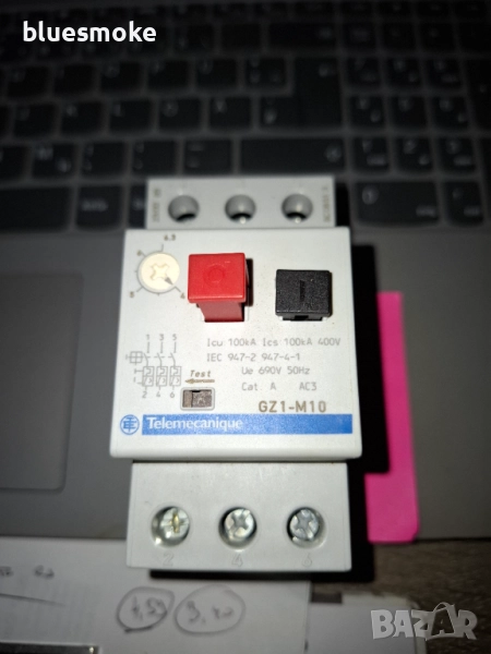 Mоторна Защита Telemecanique/Schneider GZ1-M10,4-6.3A ПРОМО, снимка 1