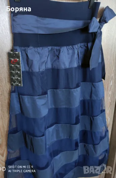 Нова с етикет лятна пола с тюл, снимка 1