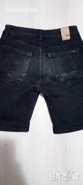 Черни къси панталони марка Pull and Bear, снимка 1