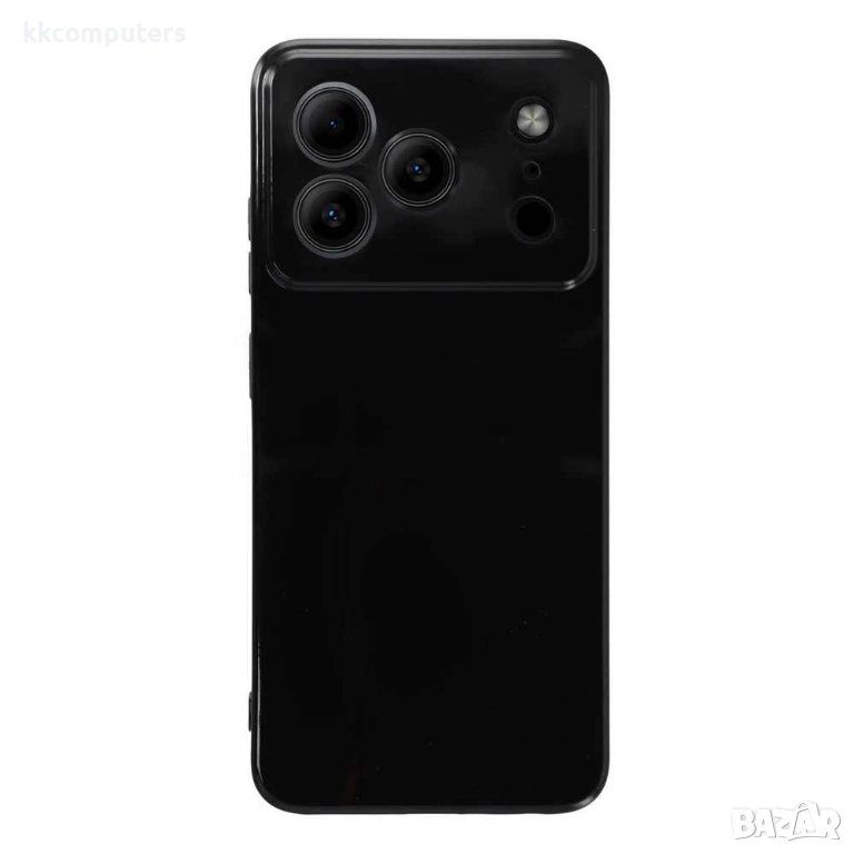 Калъф с протектор за Doogee Note 56 – мек TPU удароустойчив калъф, прозрачен или черен, снимка 1