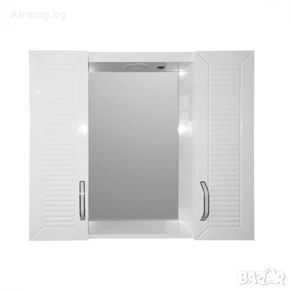 Мебел за баня с огледало и LED осветление Валенсия, снимка 1
