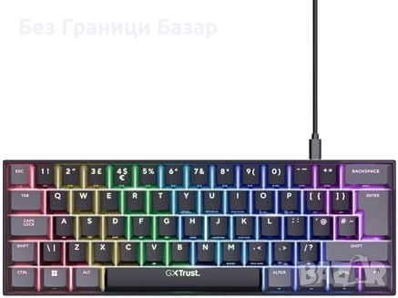 Нова Компактна Механична Клавиатура Trust Gaming GXT 867, RGB за игри, снимка 1