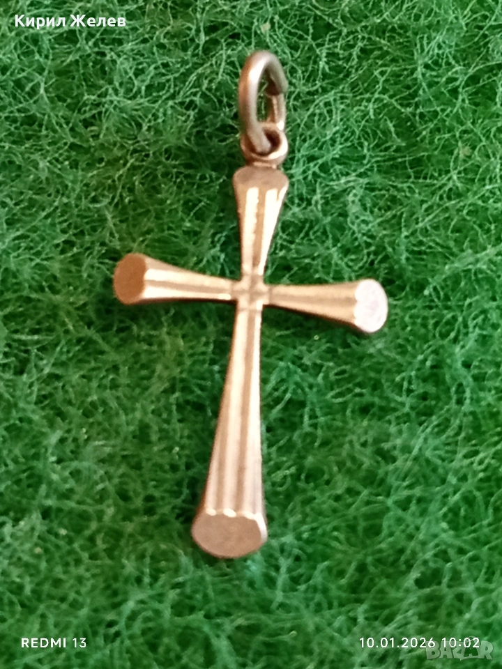 Сребърна висулка елегантен стилен дизайн ювелирна изработка 14552, снимка 1