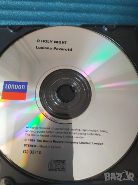 Luciano Pavarotti  – O Holy Night - оригинален диск музика, снимка 1