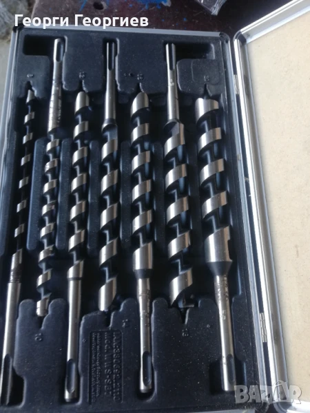 Дърводелски свердла в алуминиев куфар, снимка 1
