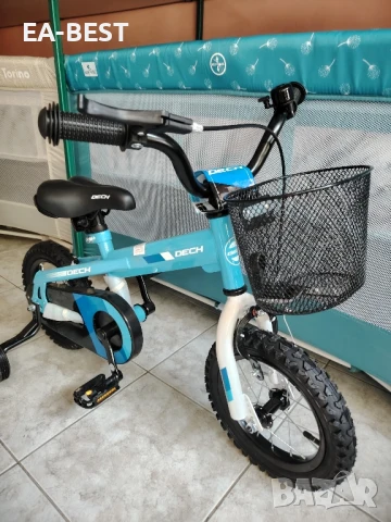 🚲 Детски велосипед Dech 12” със помощни колела, снимка 6 - Детски велосипеди, триколки и коли - 50587797