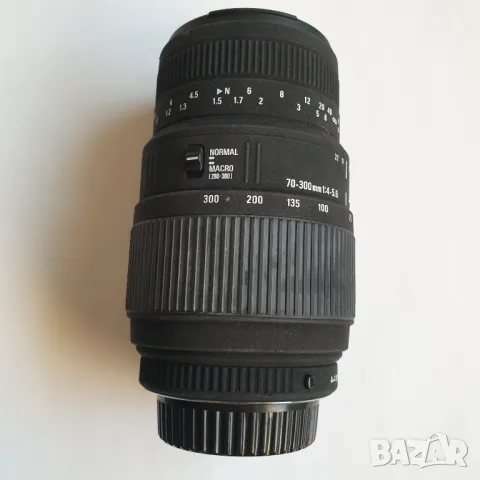 Обектив Sigma DG 70-300mm 1:4-5.6, снимка 4 - Обективи и филтри - 48695378