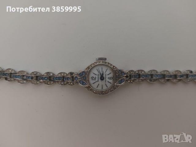 Колекционерски ,механичен  ,ретро дамски английски  часовник., снимка 2 - Дамски - 46460858