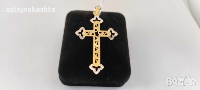Нов Златен кръст-1,37гр/14кр, снимка 2 - Колиета, медальони, синджири - 45931682