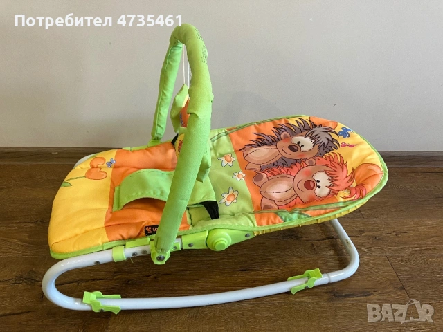 Бебешки шезлонг-люлка, снимка 3 - Детски шезлонги - 53493514
