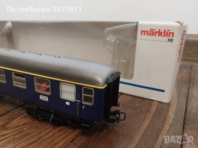 ЖП модел на вагон Marklin 4052 железница, снимка 4 - Колекции - 54017173