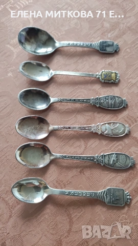 Посребрени лъжички от Скандинавието, снимка 2 - Други ценни предмети - 53841185